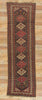 3 x 11 Antique Persian Shiraz Runner 78454