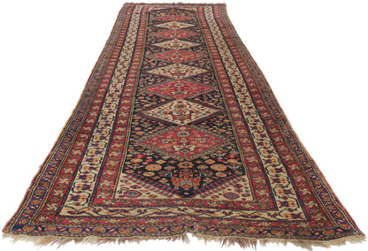 3 x 11 Antique Persian Shiraz Runner 78454