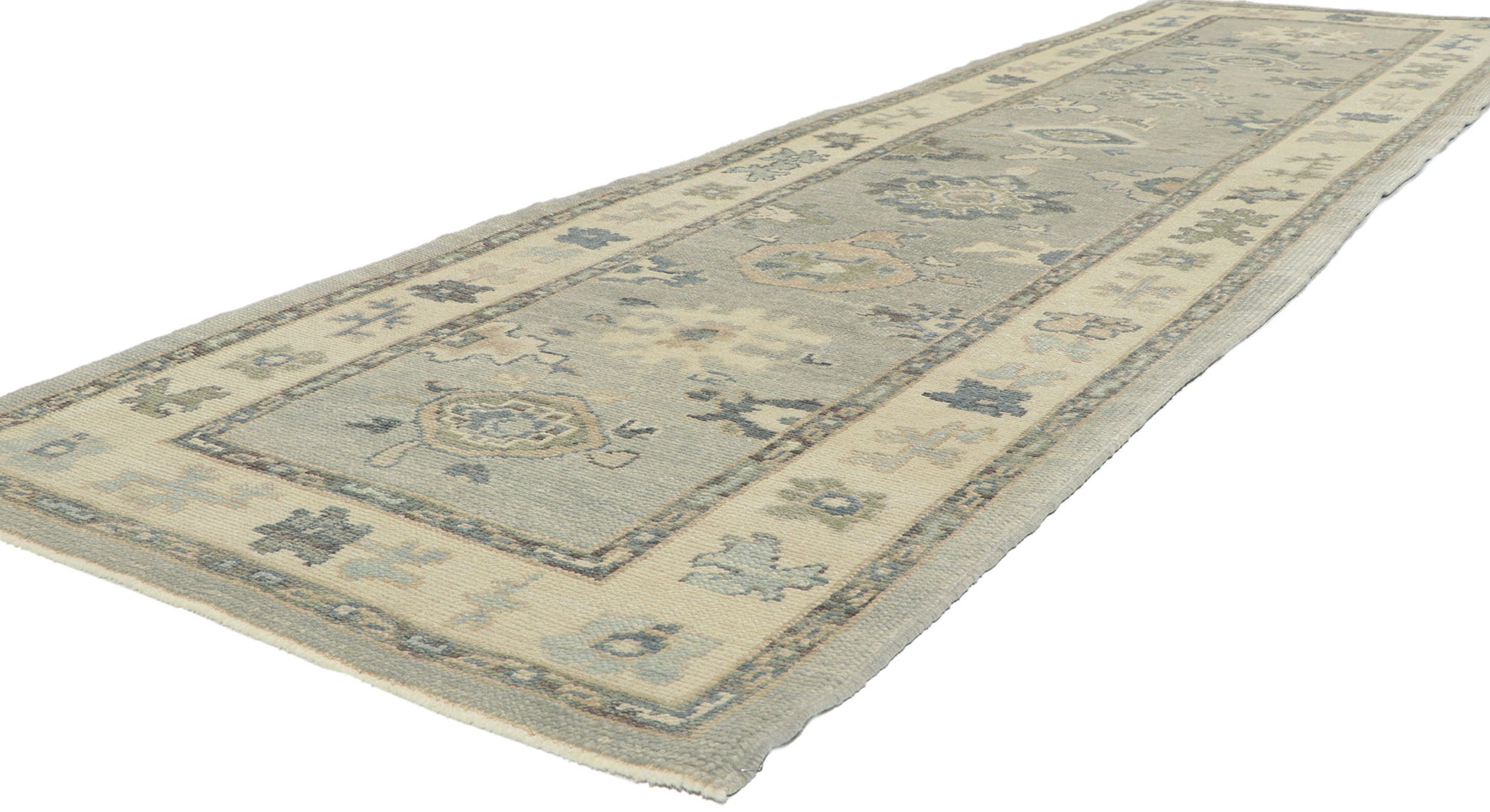 3 x 11 Turkish Oushak Runner 53788