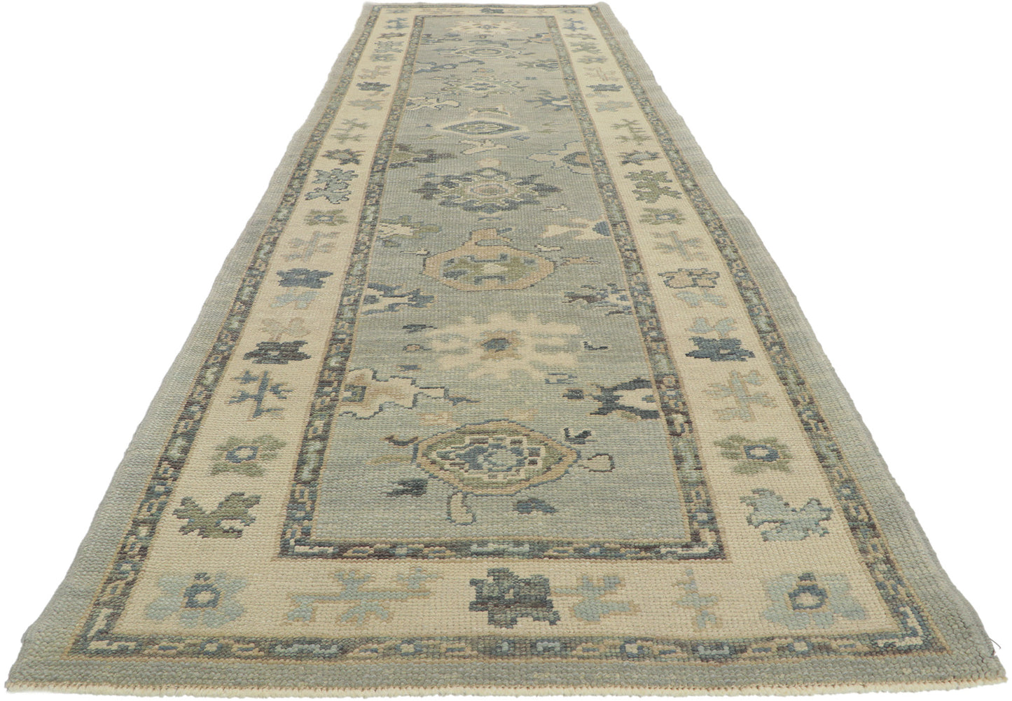 3 x 11 Turkish Oushak Runner 53788