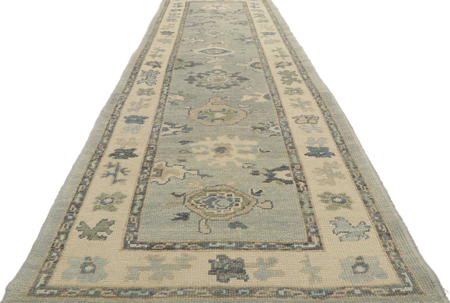 3 x 11 Turkish Oushak Runner 53788