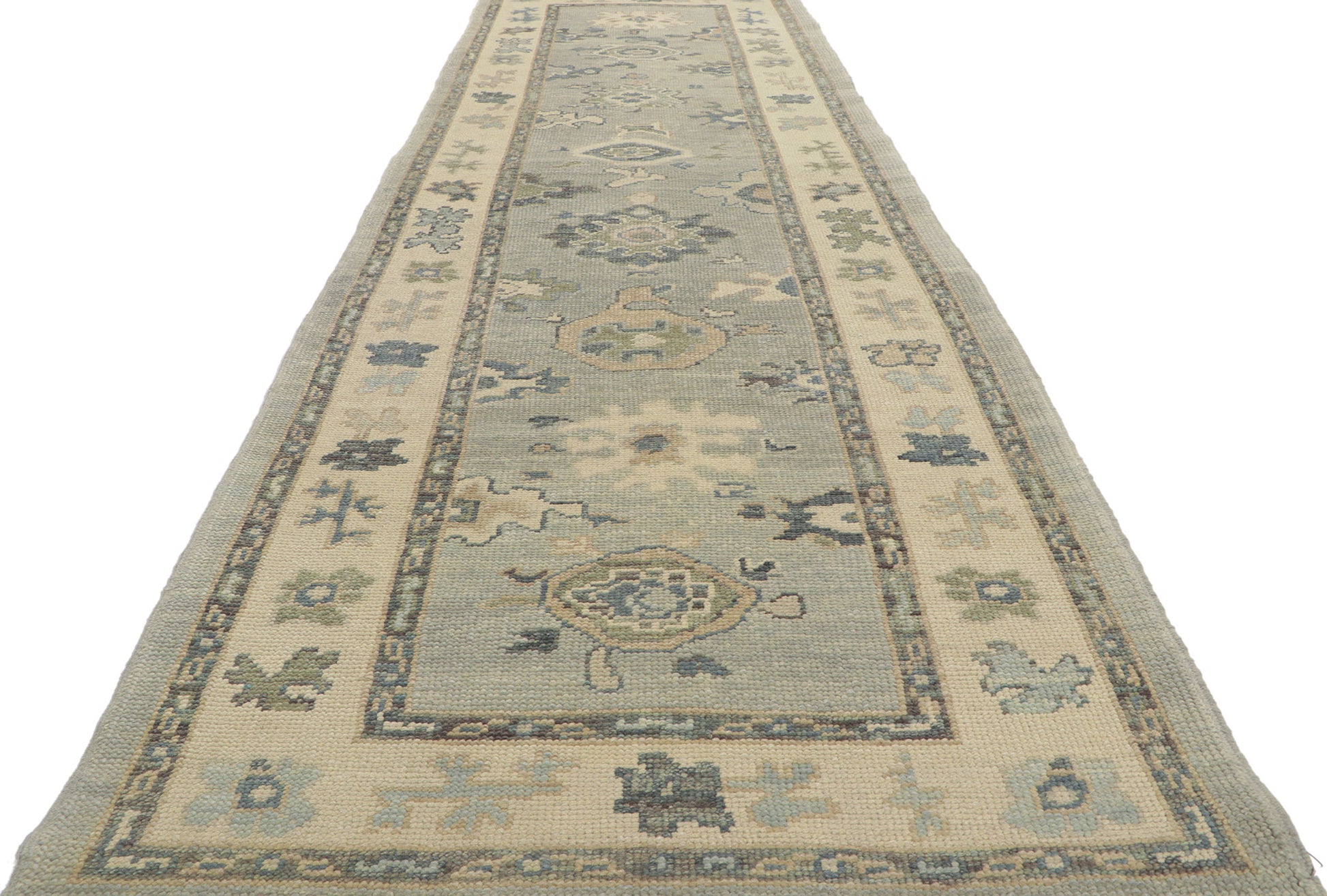3 x 11 Turkish Oushak Runner 53788