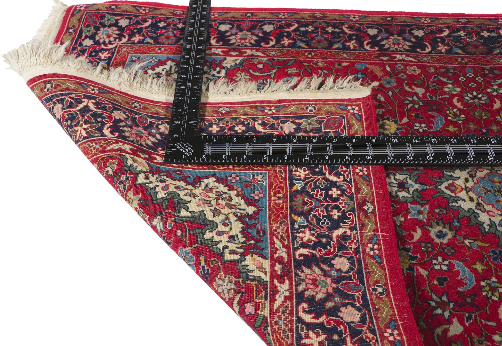 3 x 11 Vintage Chinese Wool and Silk Rug 78299