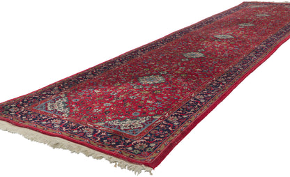 3 x 11 Vintage Chinese Wool and Silk Rug 78299