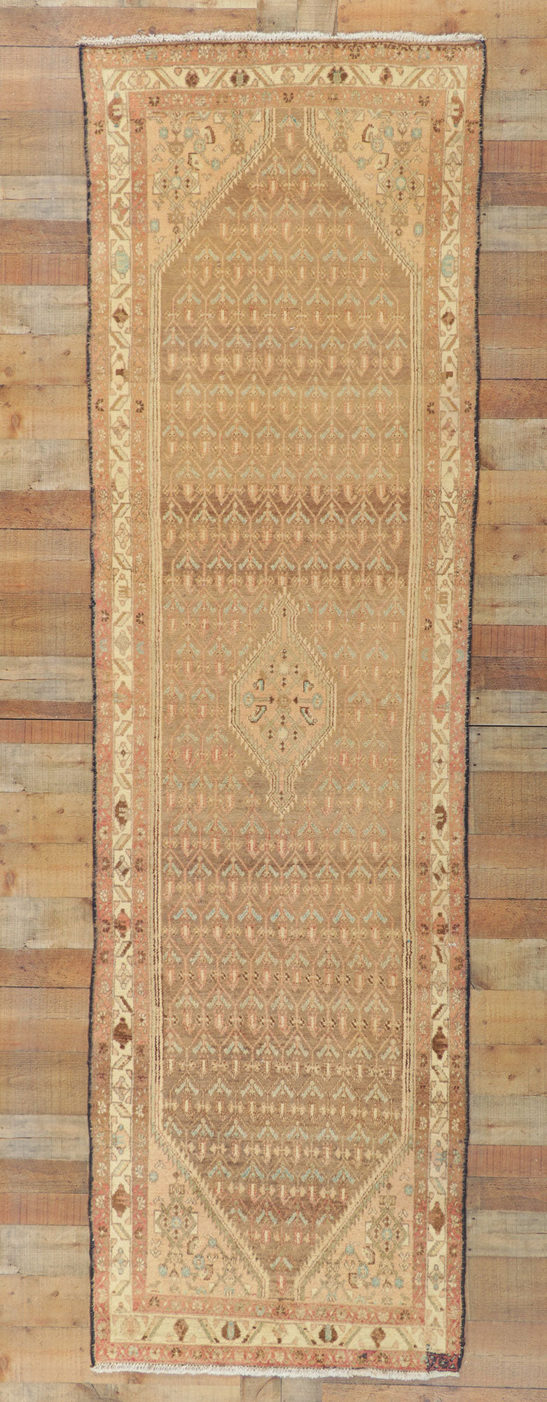 3 x 11 Vintage Persian Hamadan Runner 61146