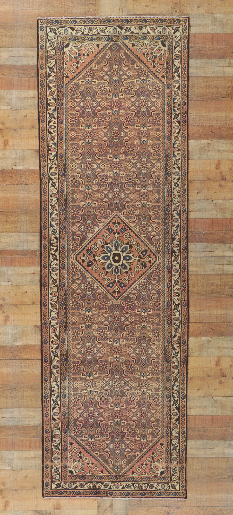 3 x 11 Vintage Persian Malayer Runner 61088