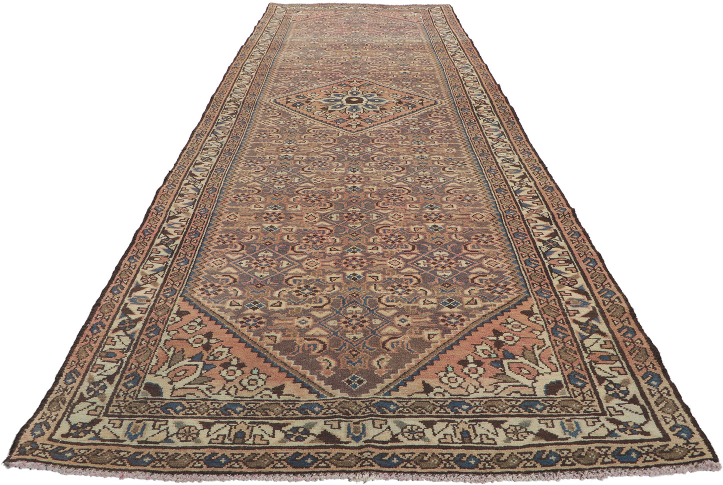 3 x 11 Vintage Persian Malayer Runner 61088