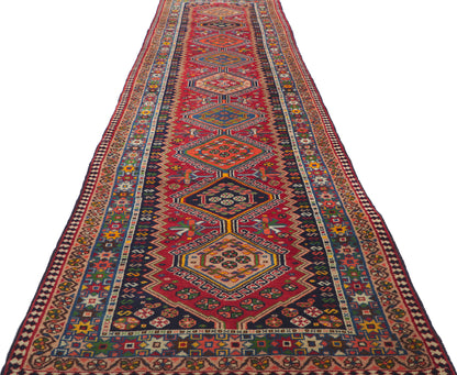3 x 11 Vintage Persian Shiraz Rug 61074