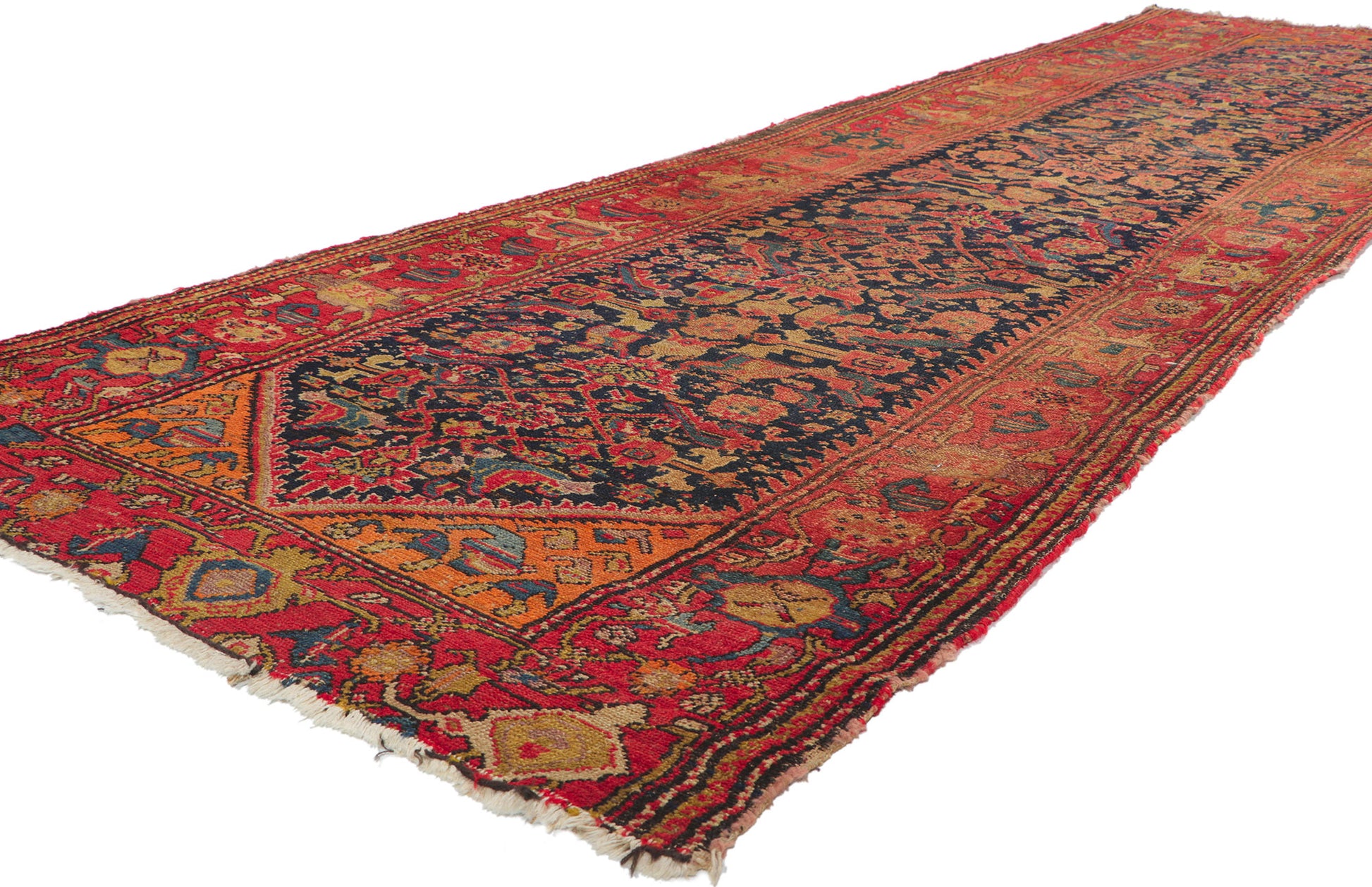 3 x 12 Antique Persian Malayer Runner 78358
