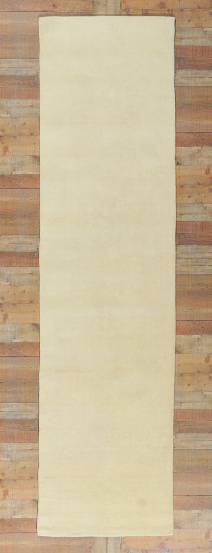 3 x 12 Contemporary Ivory Rug Runner 30755