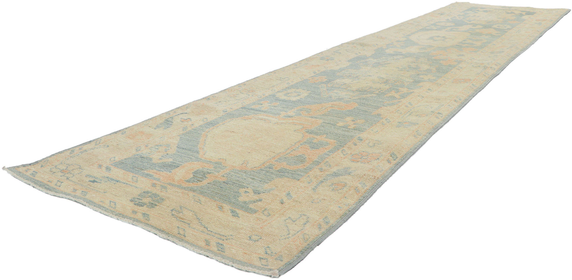 3 x 12 Colorful Oushak Runner 80842