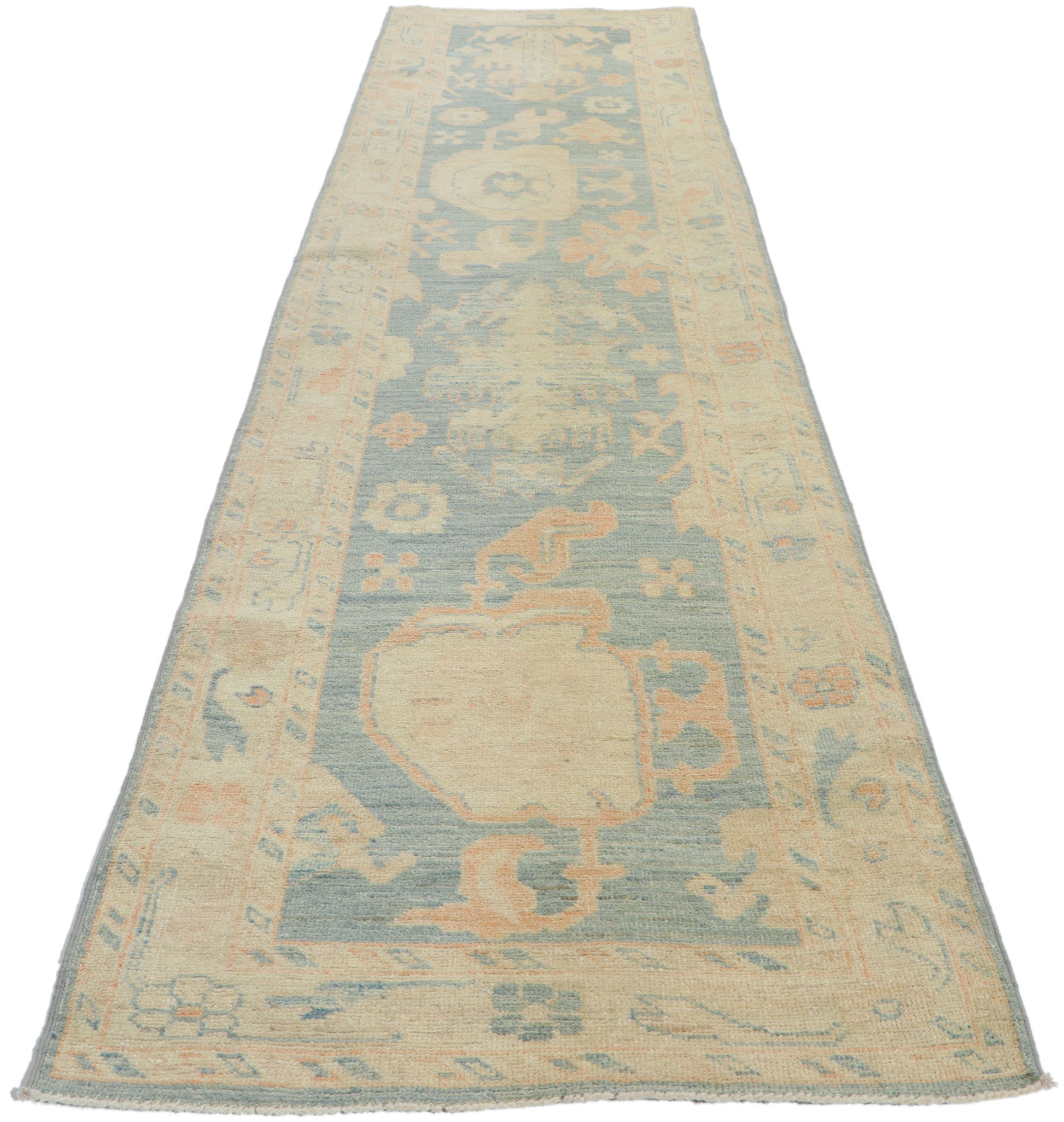 3 x 12 Colorful Oushak Runner 80842