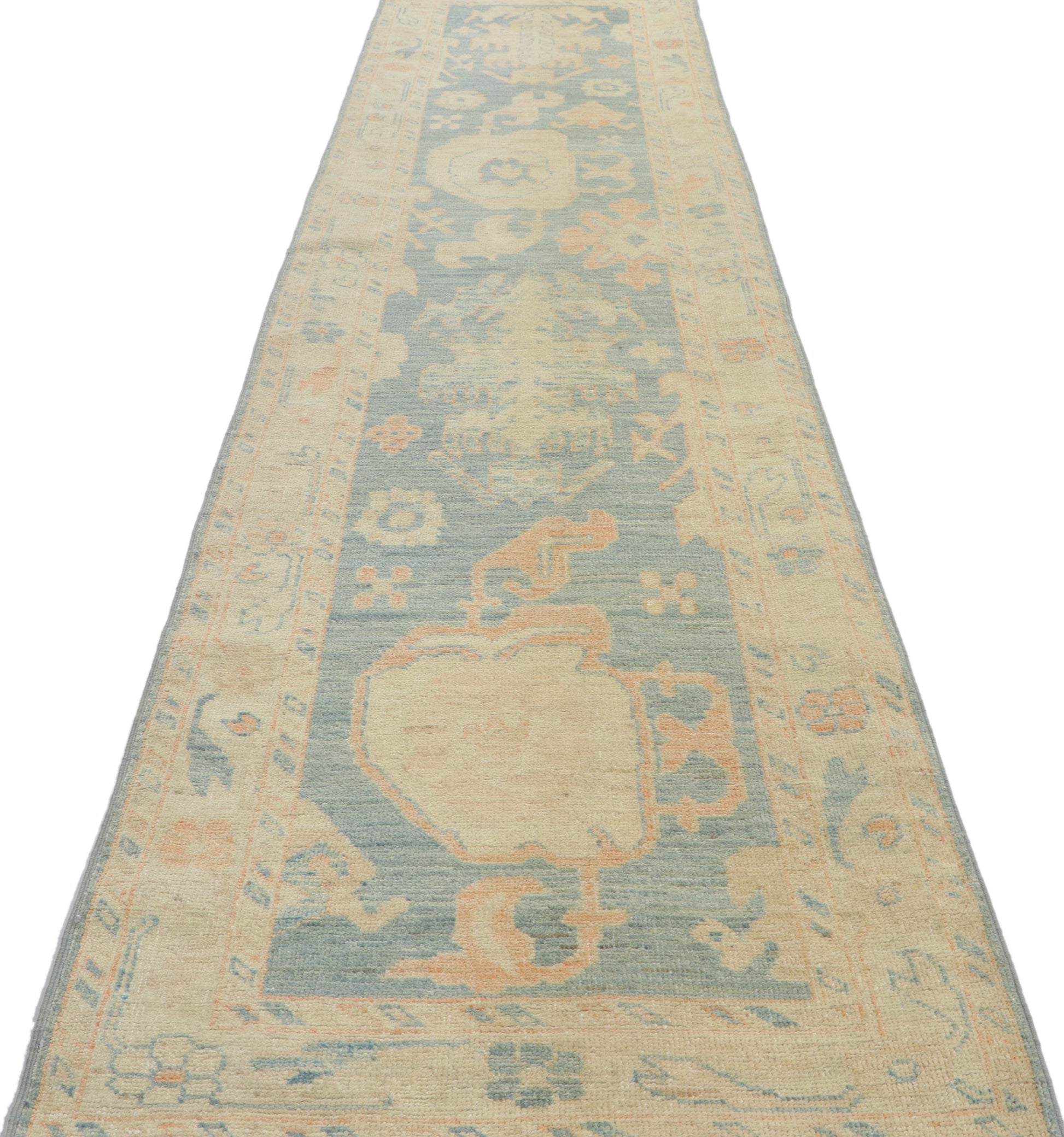 3 x 12 Colorful Oushak Runner 80842