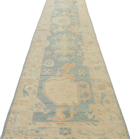 3 x 12 Colorful Oushak Runner 80842