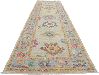 3 x 12 Colorful Oushak Runner 80964