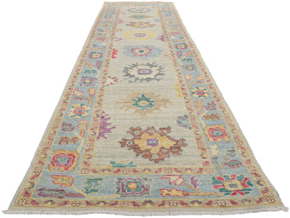 3 x 12 Colorful Oushak Runner 80965