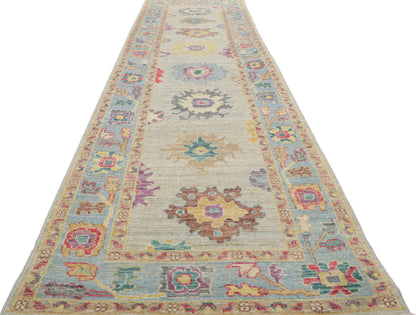 3 x 12 Colorful Oushak Runner 80965