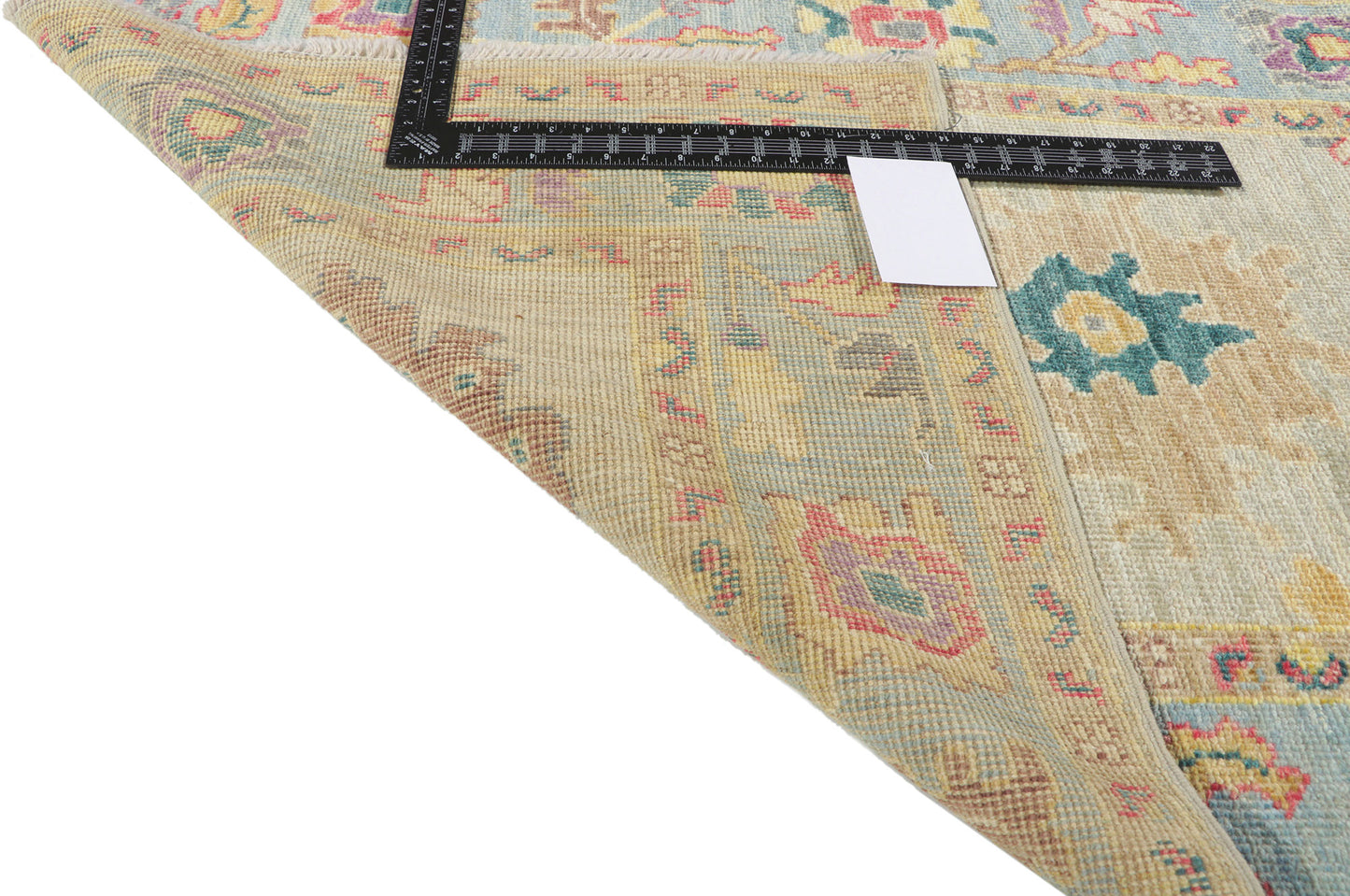 3 x 12 Colorful Oushak Runner 80966