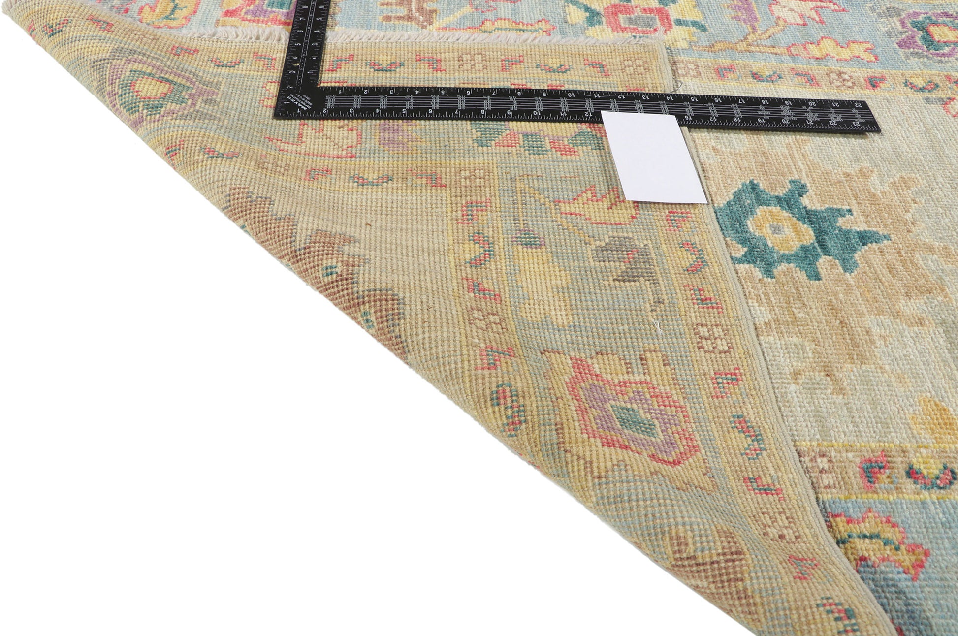 3 x 12 Colorful Oushak Runner 80966