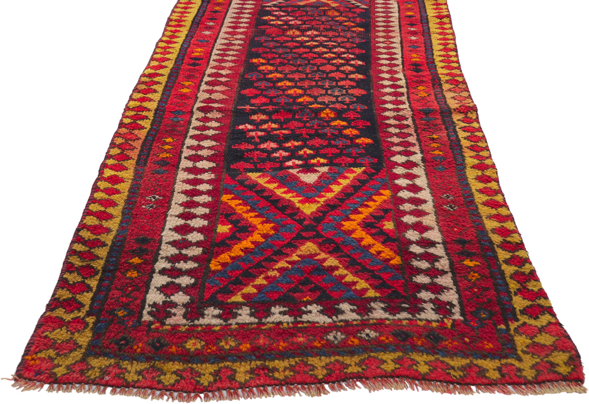 3 x 12 Vintage Persian Shiraz Runner 61179