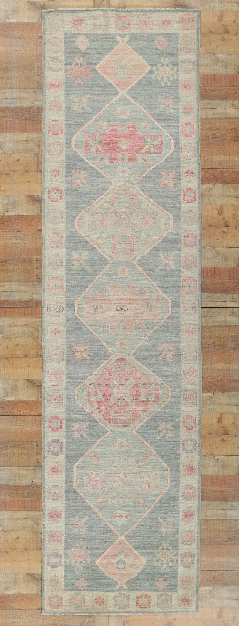 3 x 13 Vintage-Inspired Oushak Runner 80879