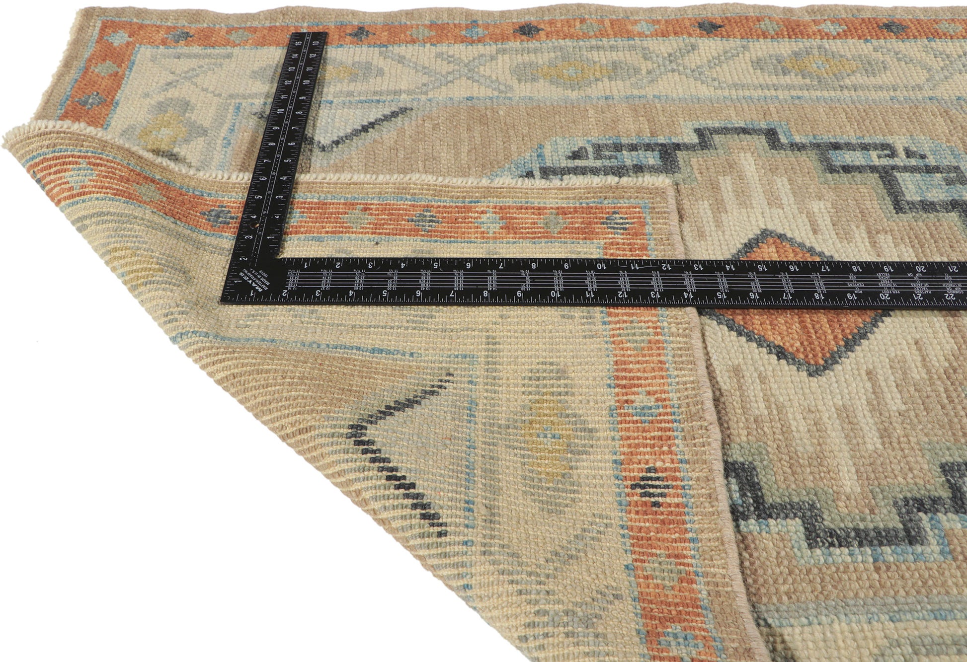3 x 13 Modern Turkish Oushak Runner 53806