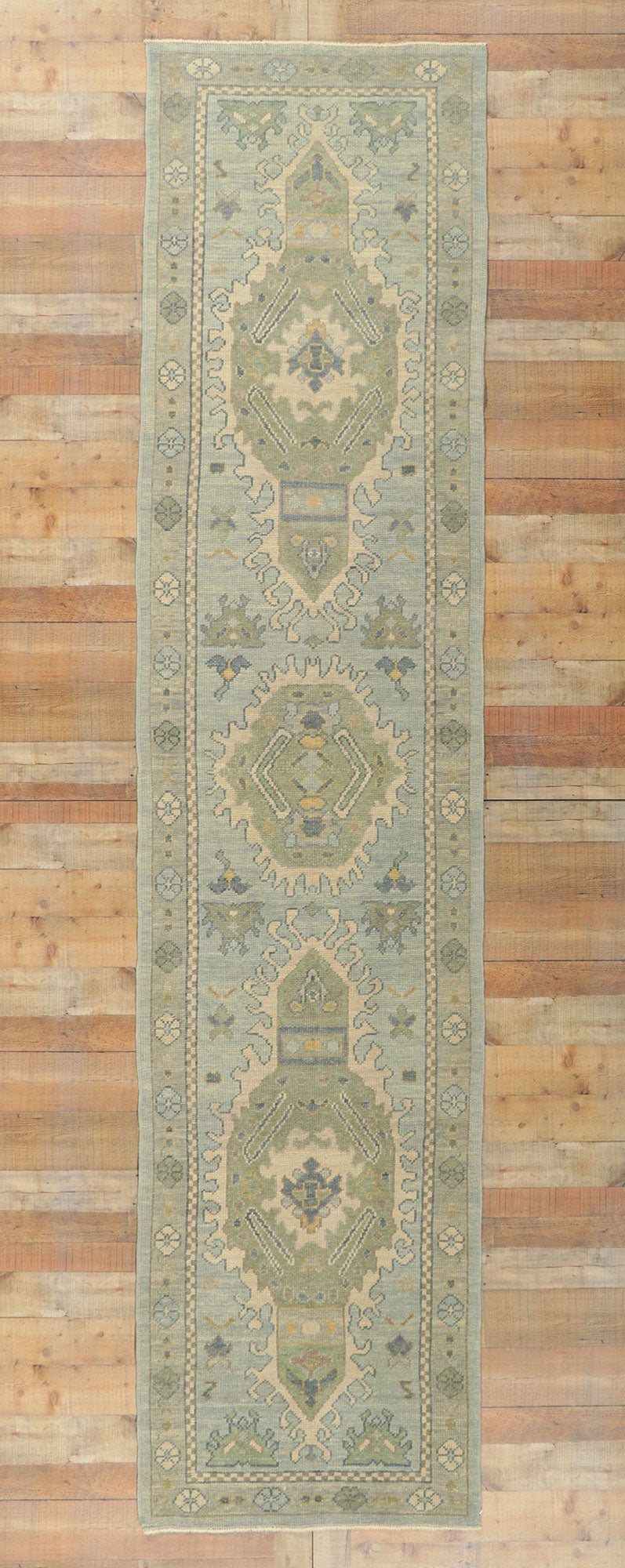 3 x 13 Modern Turkish Oushak Runner 53809
