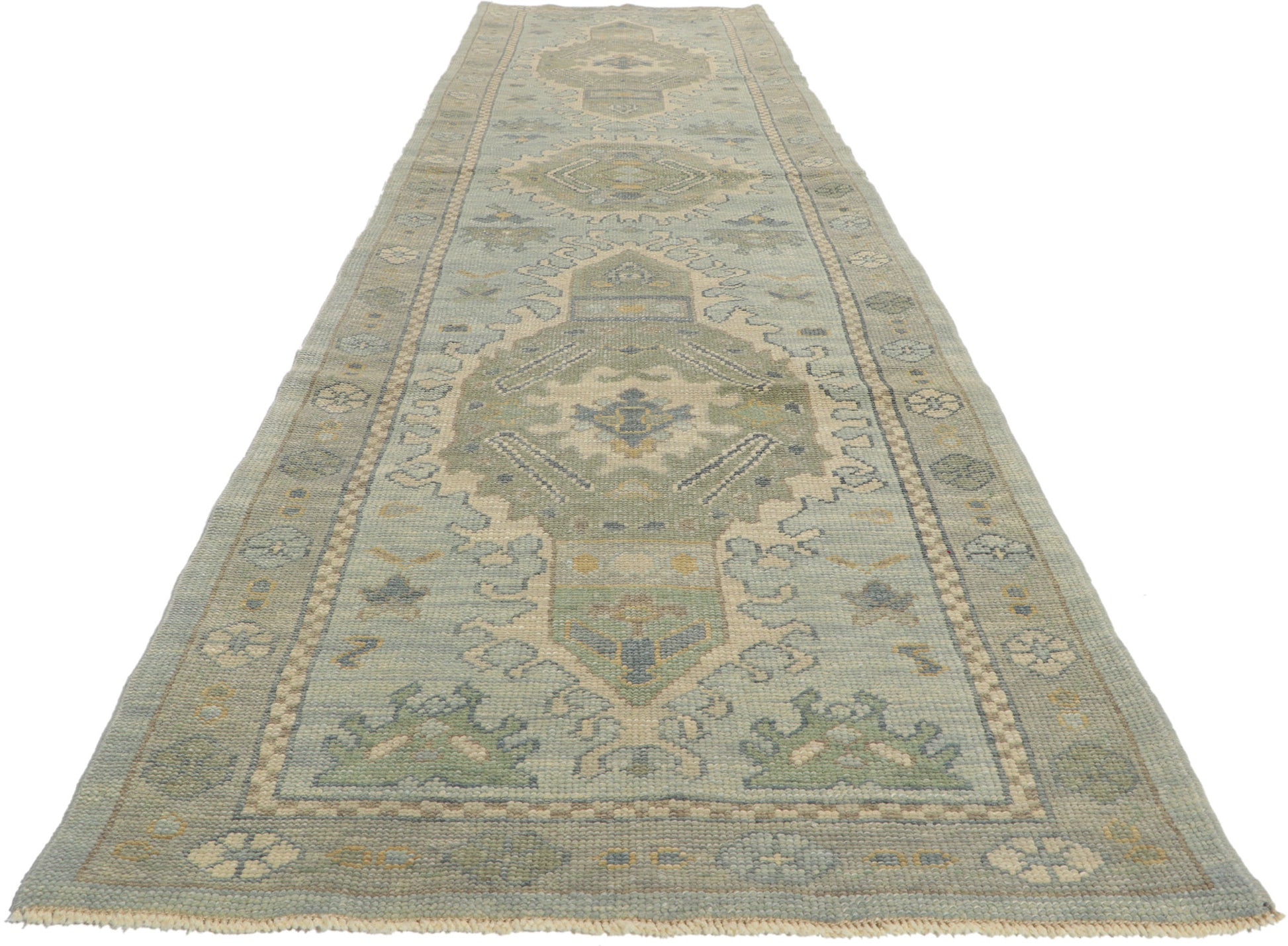 3 x 13 Modern Turkish Oushak Runner 53809