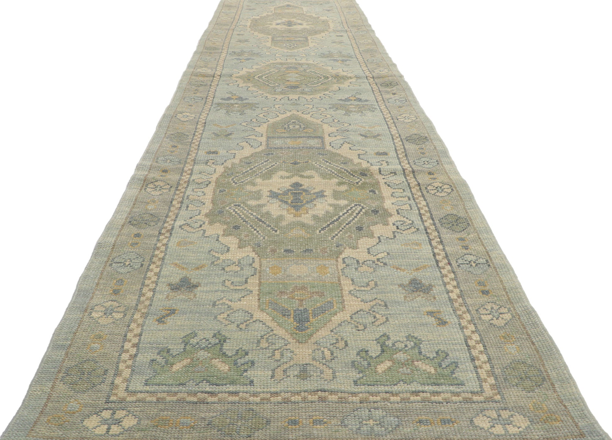3 x 13 Modern Turkish Oushak Runner 53809