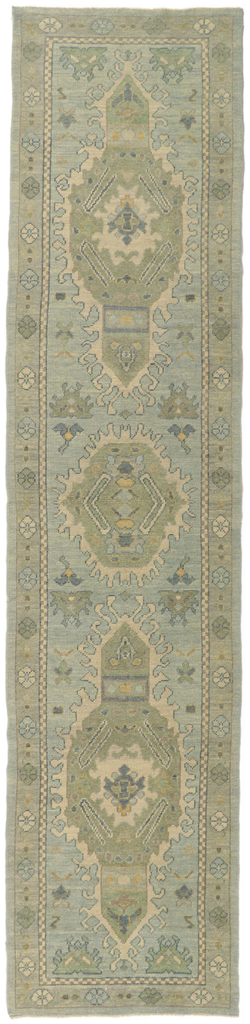 3 x 13 Modern Turkish Oushak Runner 53809