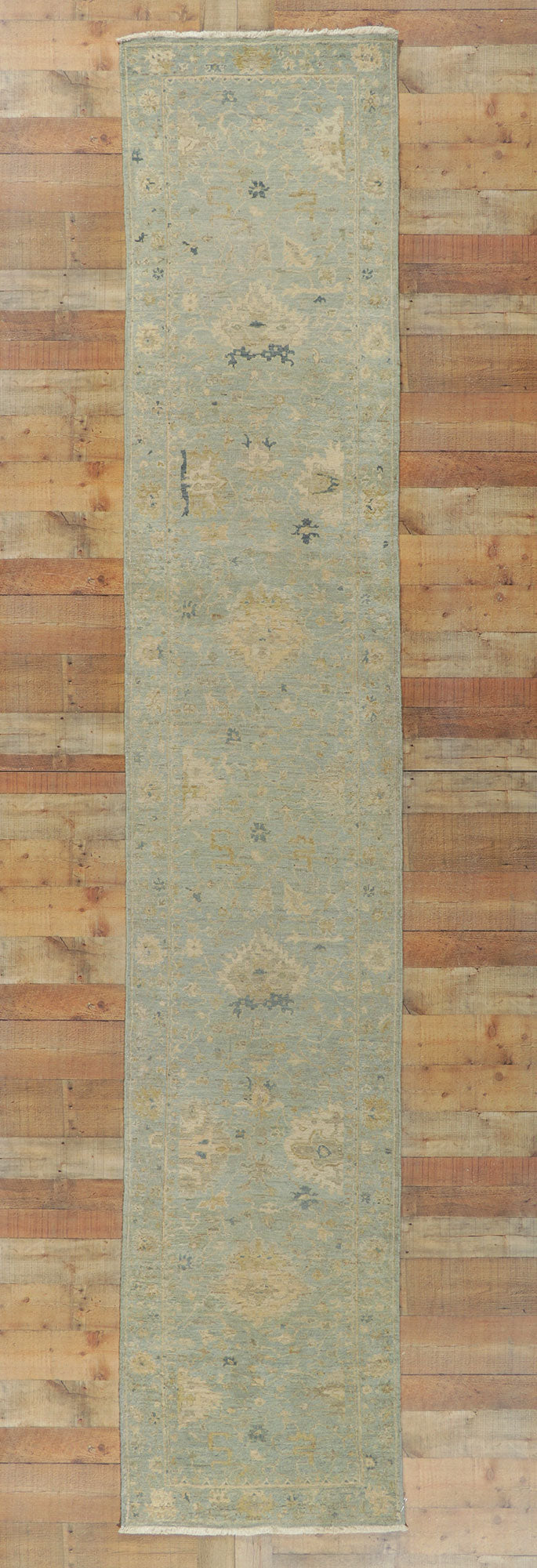 3 x 14 Vintage-Inspired Oushak Rug 30834