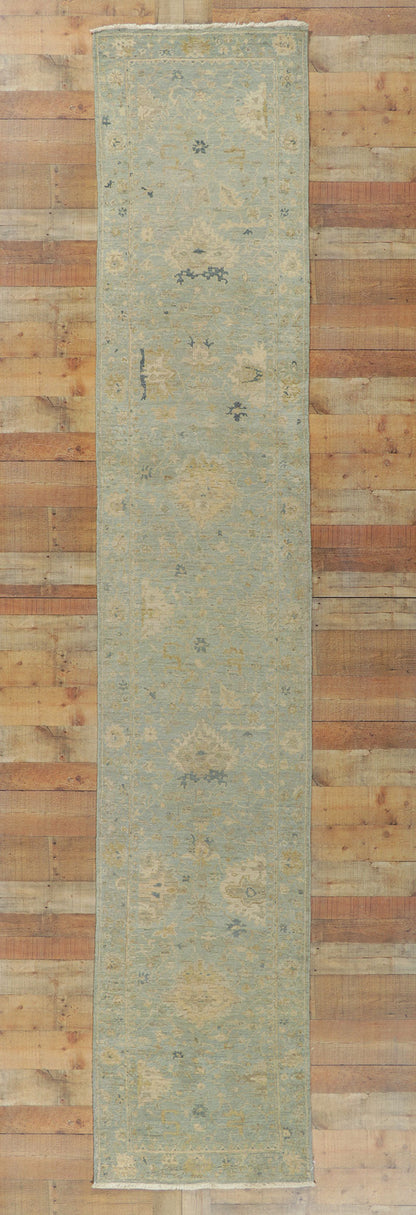 3 x 14 Vintage-Inspired Oushak Rug 30834