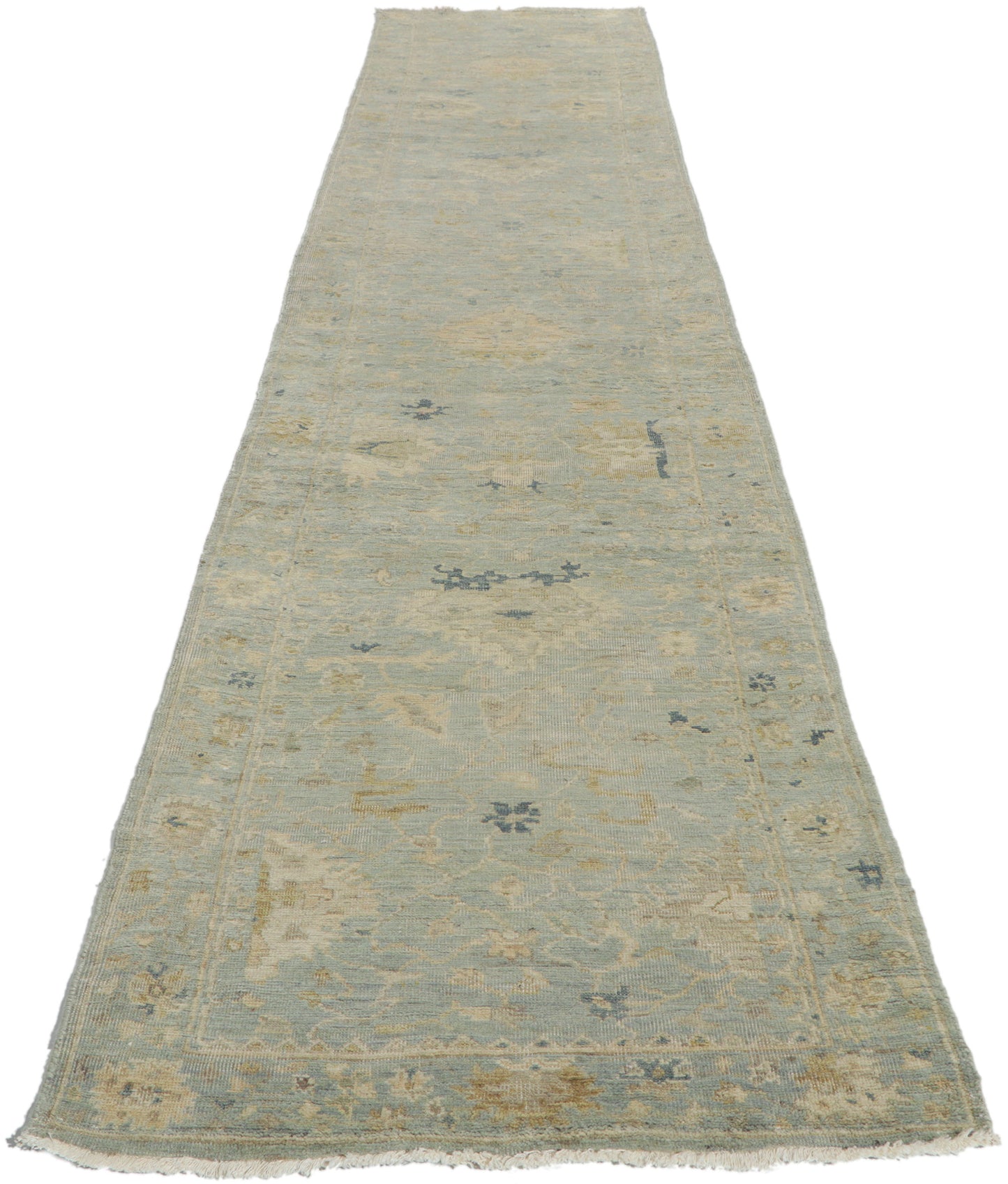 3 x 14 Vintage-Inspired Oushak Rug 30834