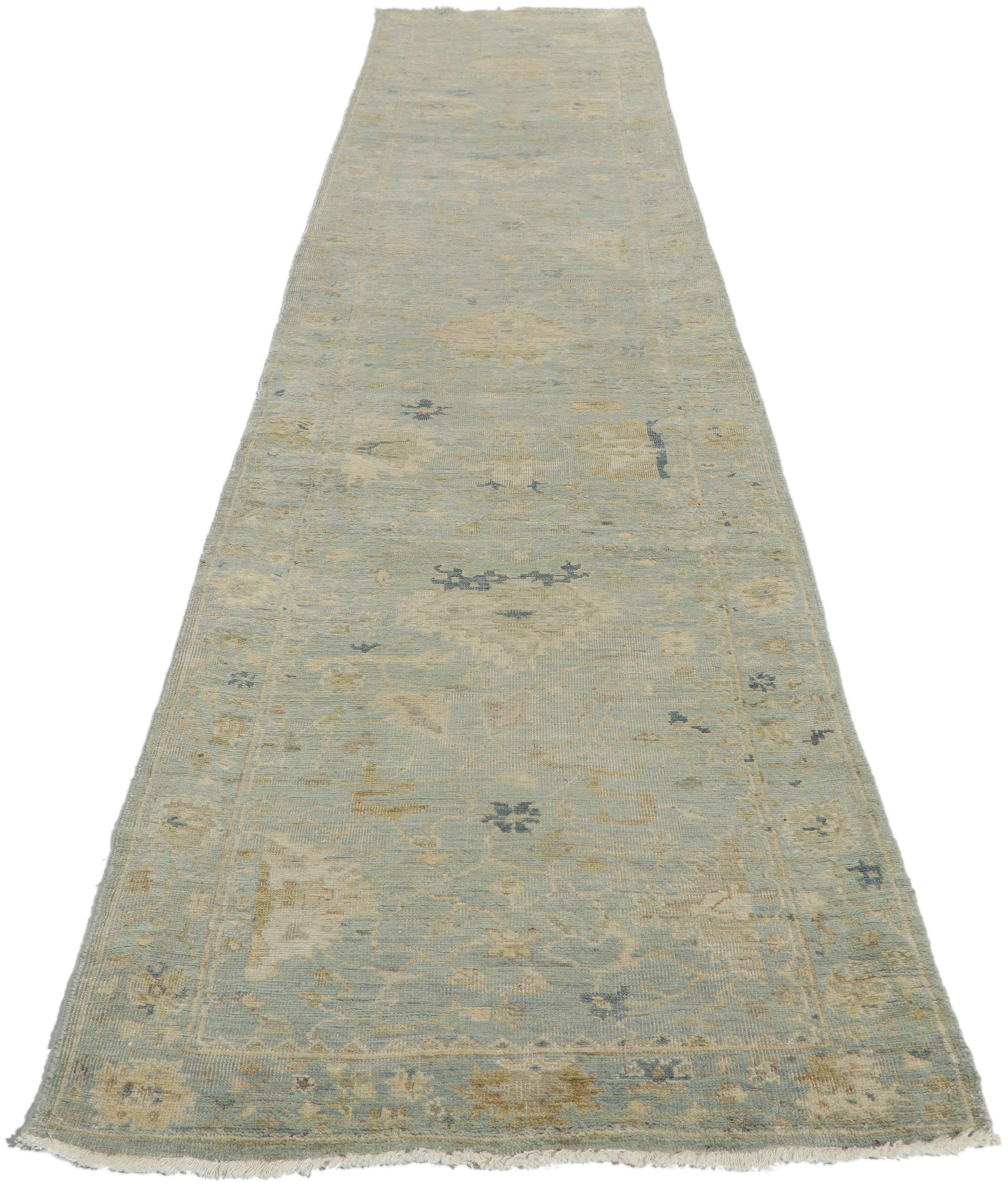 3 x 14 Vintage-Inspired Oushak Rug 30834