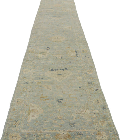 3 x 14 Vintage-Inspired Oushak Rug 30834
