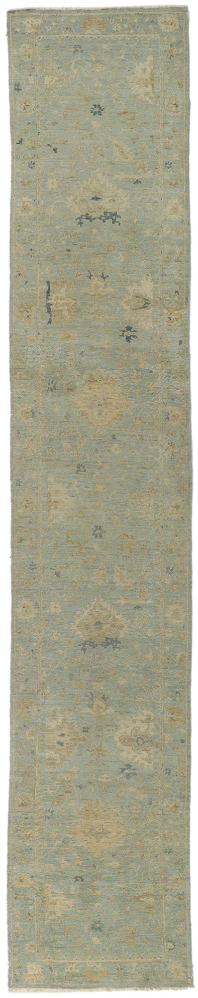 3 x 14 Vintage-Inspired Oushak Rug 30834