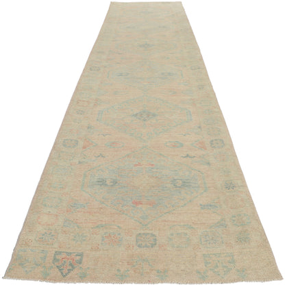 3 x 14 Colorful Pastel Oushak Runner 80880
