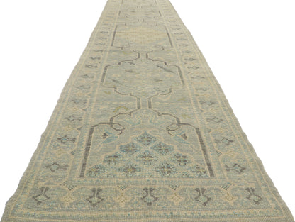 3 x 14 Modern Turkish Oushak Runner 53789