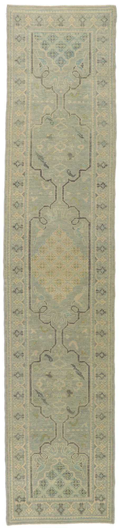 3 x 14 Modern Turkish Oushak Runner 53789