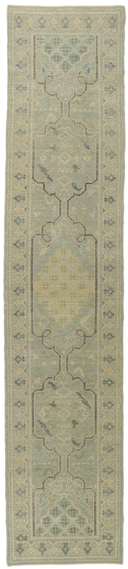 3 x 14 Modern Turkish Oushak Runner 53789
