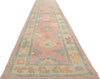 3 x 14 Pink Turkish Oushak Runner 53825