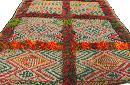 3 x 14 Vintage Zemmour Moroccan Kilim Runner 21708
