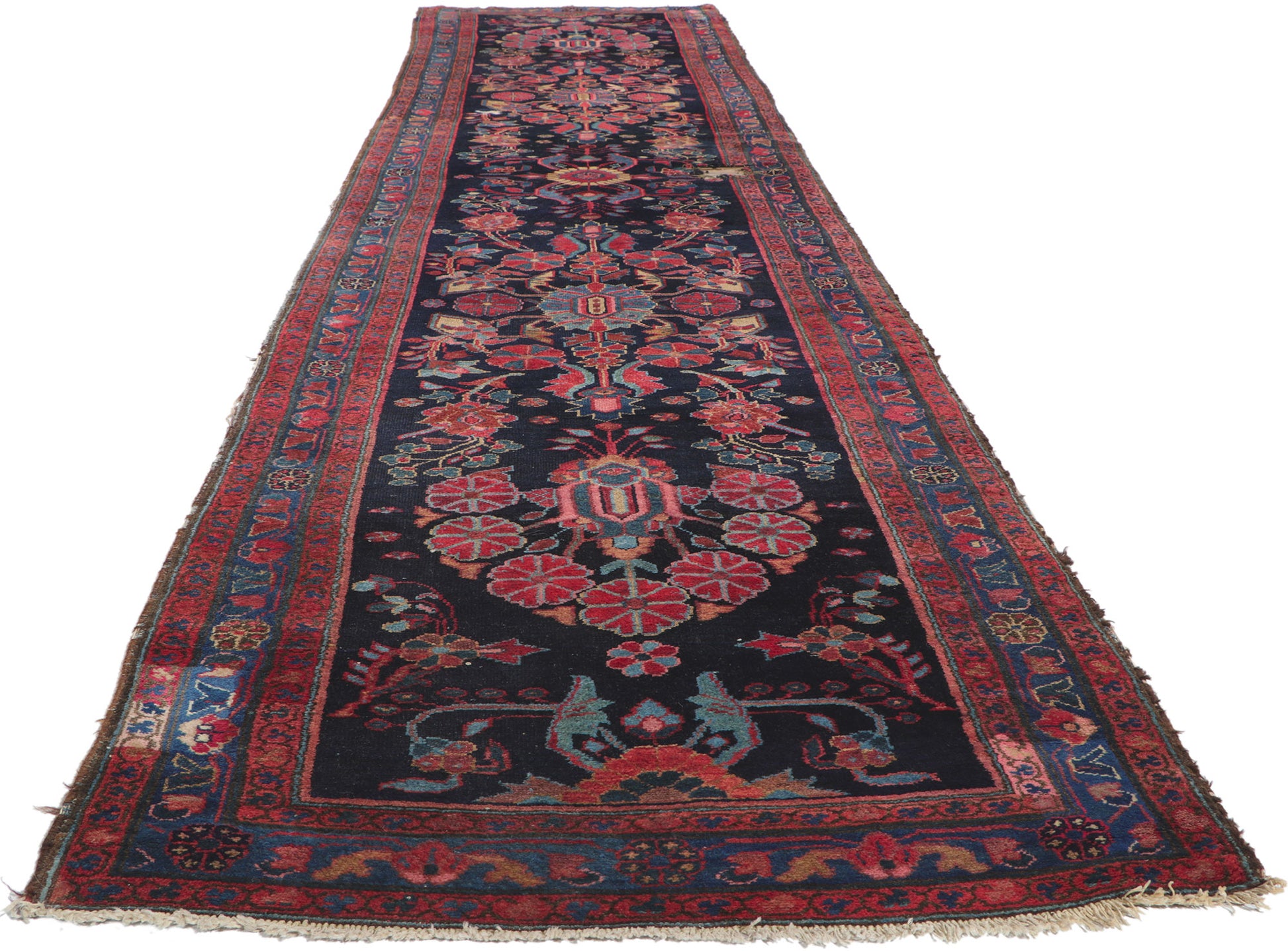 3 x 15 Antique Persian Malayer Rug 78148