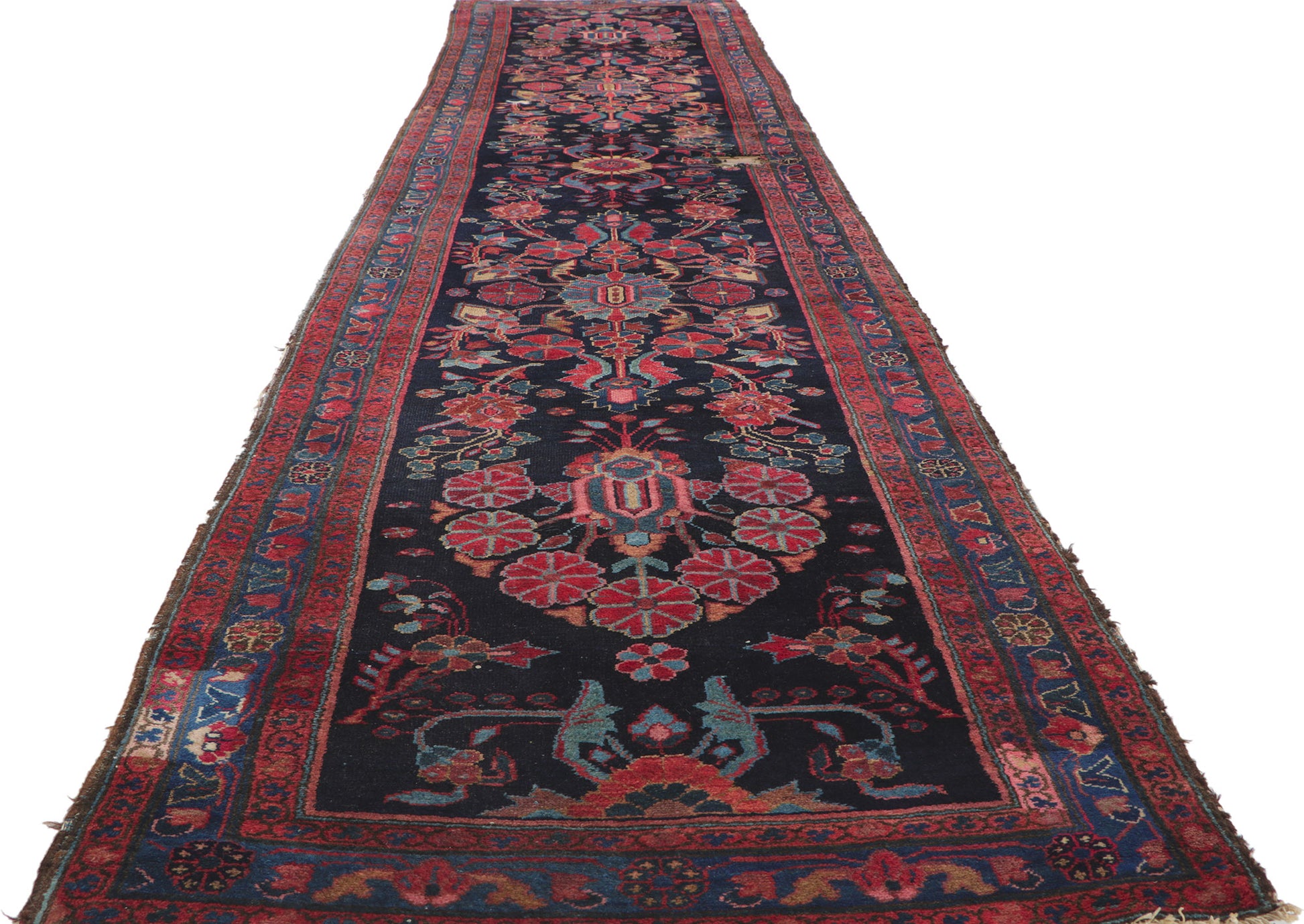 3 x 15 Antique Persian Malayer Rug 78148