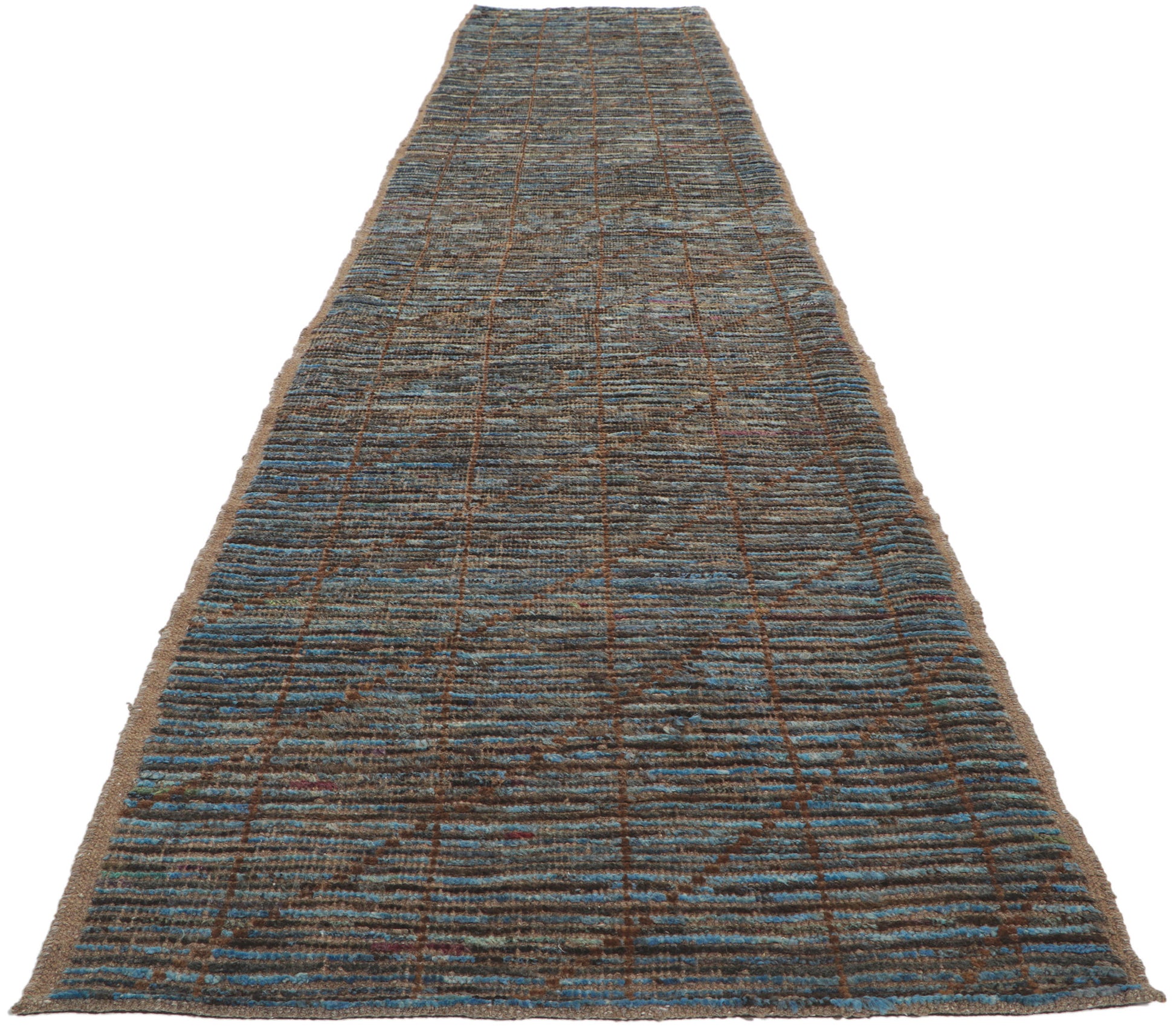3 x 16 Earth-Tone Moroccan Runner 80774