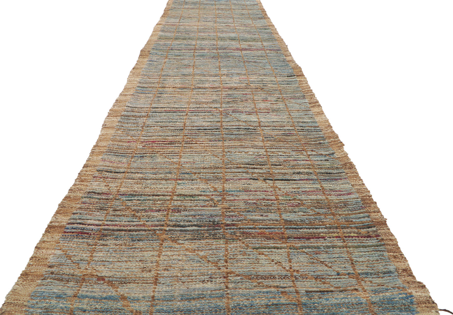 3 x 16 Earth-Tone Moroccan Runner 80775