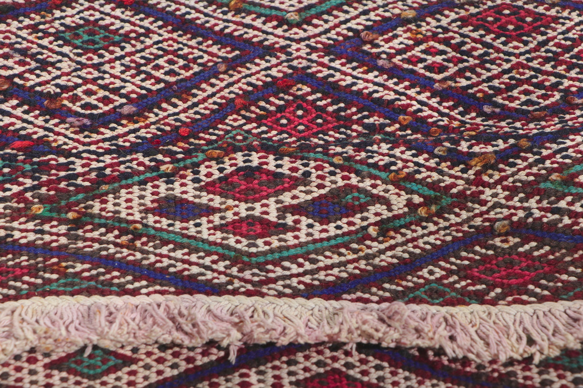 3 x 16 Vintage Zemmour Moroccan Kilim Runner 21712
