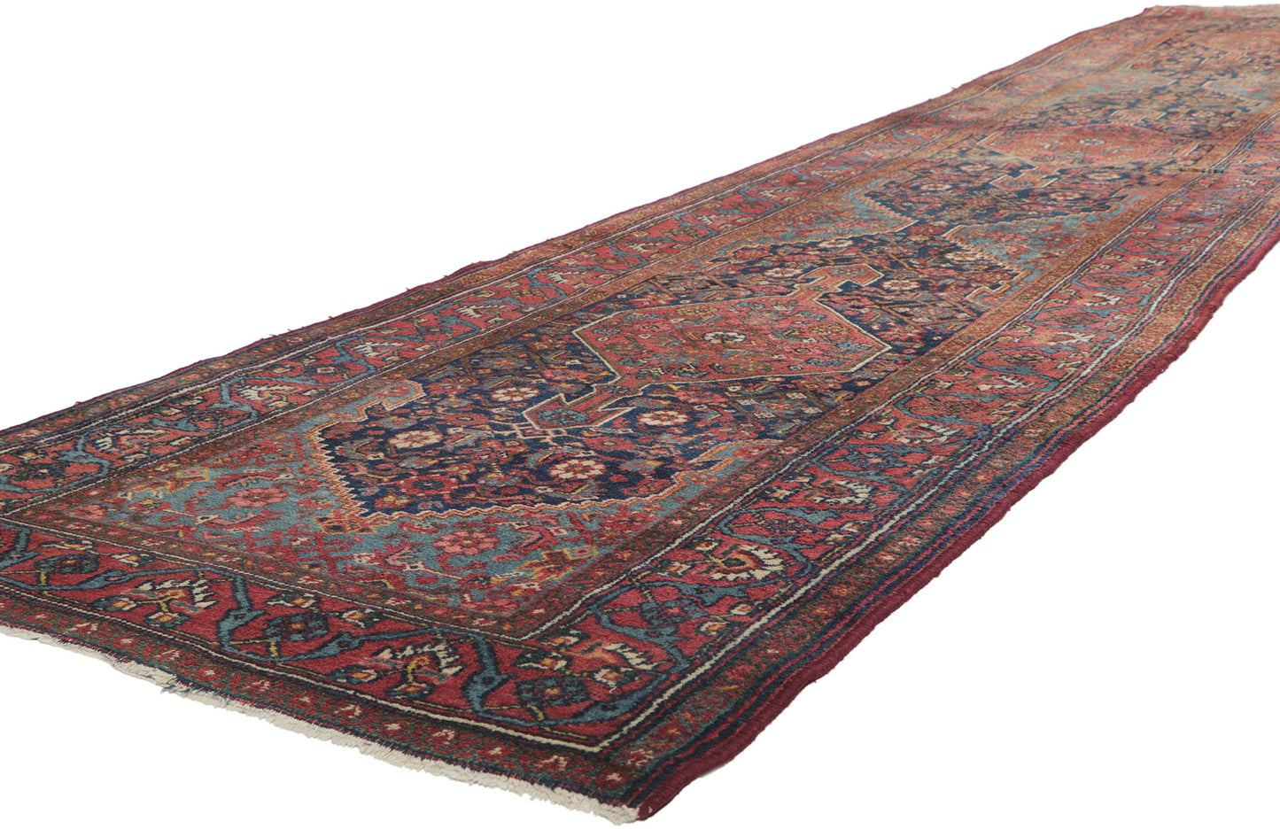 3 x 17 Antique Persian Malayer Runner 78321