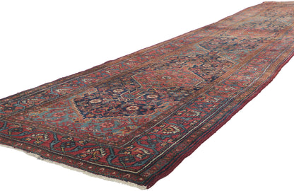 3 x 17 Antique Persian Malayer Runner 78321