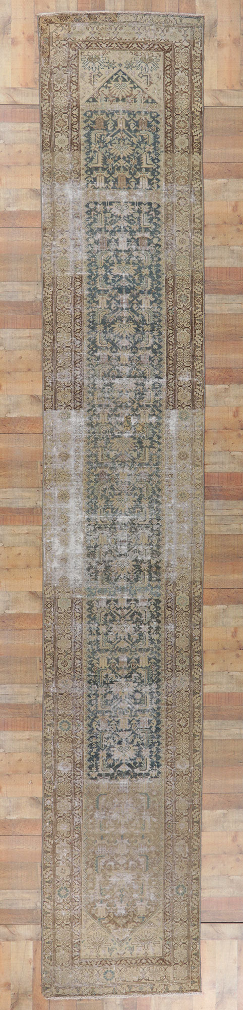 3 x 19 Antique Persian Malayer Runner 60962